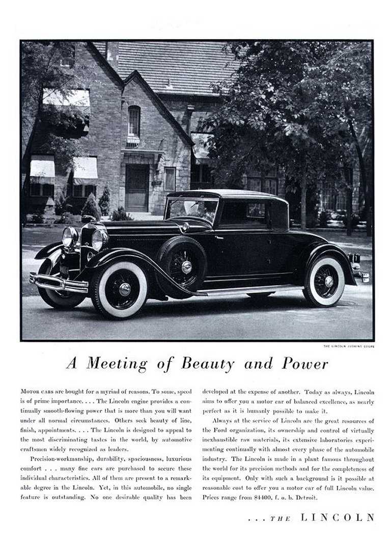 1931 Lincoln 12